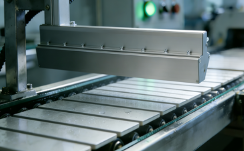 General-purpose conveyor line post-cleaning water removal scenario.png General-purpose conveyor line post-cleaning water removal scenario.png