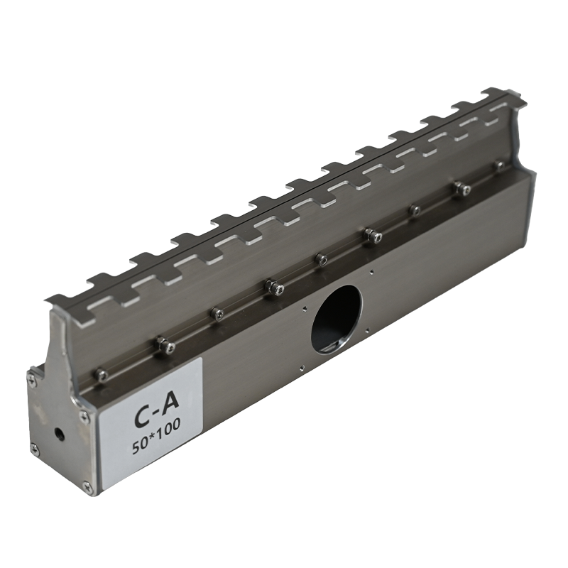 Lâmina de Ar de Alto Fluxo Modelo CA | Seção 50 (L) × 100 (A) mm | Entradas Φ32 a Φ51