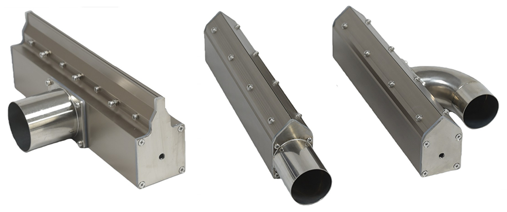 Top, Side, or Dual-Sided Air Knife Layout Top, Side, or Dual-Sided Air Knife Layout